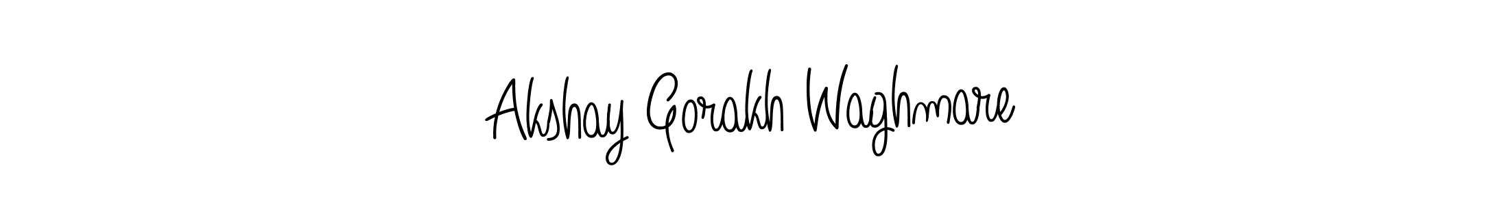 You can use this online signature creator to create a handwritten signature for the name Akshay Gorakh Waghmare. This is the best online autograph maker. Akshay Gorakh Waghmare signature style 5 images and pictures png