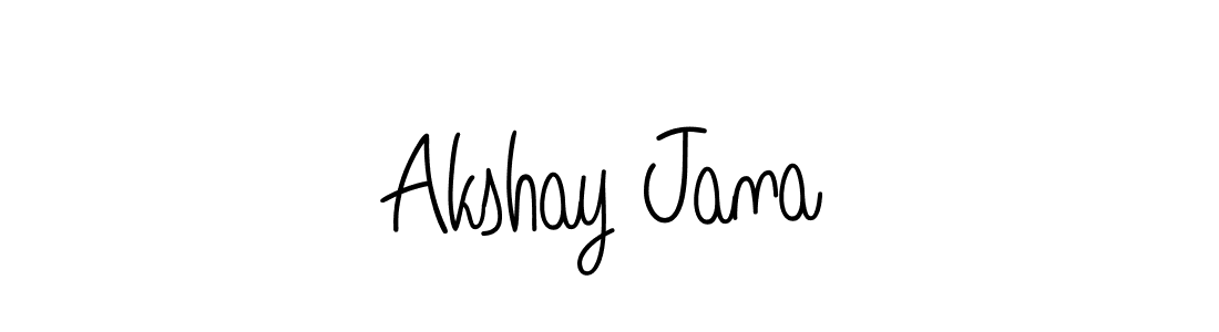 Akshay Jana stylish signature style. Best Handwritten Sign (Angelique-Rose-font-FFP) for my name. Handwritten Signature Collection Ideas for my name Akshay Jana. Akshay Jana signature style 5 images and pictures png