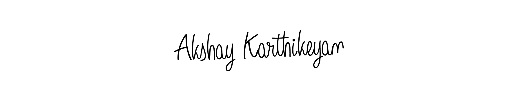 It looks lik you need a new signature style for name Akshay Karthikeyan. Design unique handwritten (Angelique-Rose-font-FFP) signature with our free signature maker in just a few clicks. Akshay Karthikeyan signature style 5 images and pictures png