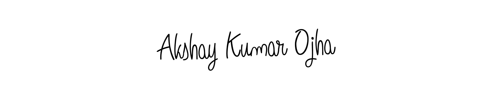 Akshay Kumar Ojha stylish signature style. Best Handwritten Sign (Angelique-Rose-font-FFP) for my name. Handwritten Signature Collection Ideas for my name Akshay Kumar Ojha. Akshay Kumar Ojha signature style 5 images and pictures png