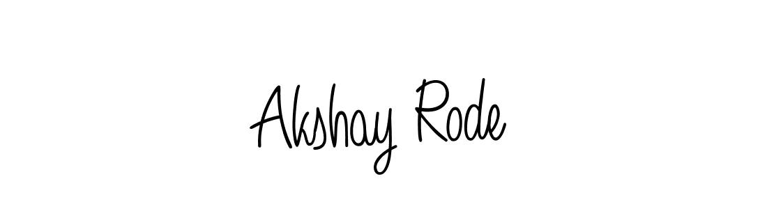 How to Draw Akshay Rode signature style? Angelique-Rose-font-FFP is a latest design signature styles for name Akshay Rode. Akshay Rode signature style 5 images and pictures png
