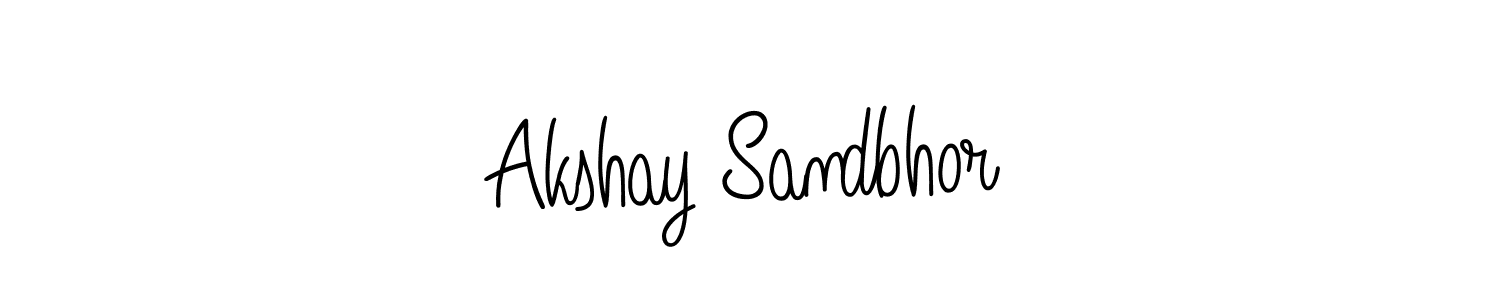 How to make Akshay Sandbhor signature? Angelique-Rose-font-FFP is a professional autograph style. Create handwritten signature for Akshay Sandbhor name. Akshay Sandbhor signature style 5 images and pictures png