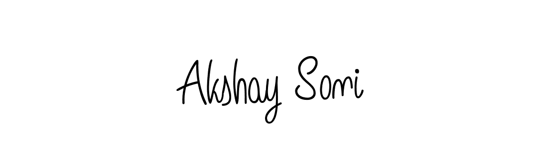 Check out images of Autograph of Akshay Soni name. Actor Akshay Soni Signature Style. Angelique-Rose-font-FFP is a professional sign style online. Akshay Soni signature style 5 images and pictures png