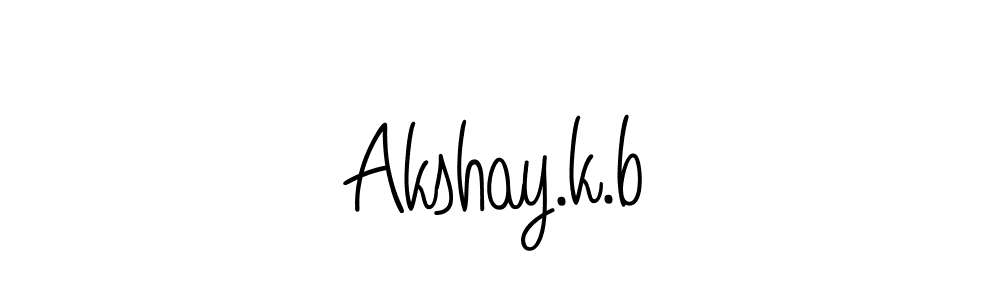 Also You can easily find your signature by using the search form. We will create Akshay.k.b name handwritten signature images for you free of cost using Angelique-Rose-font-FFP sign style. Akshay.k.b signature style 5 images and pictures png