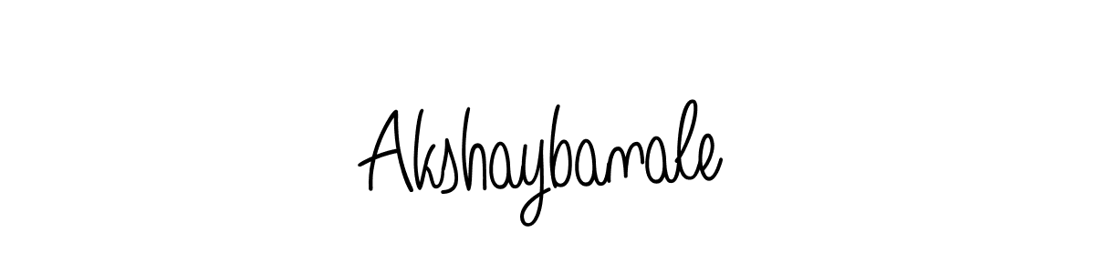 Use a signature maker to create a handwritten signature online. With this signature software, you can design (Angelique-Rose-font-FFP) your own signature for name Akshaybanale. Akshaybanale signature style 5 images and pictures png