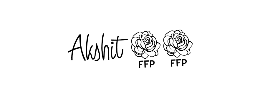 Also You can easily find your signature by using the search form. We will create Akshit 77 name handwritten signature images for you free of cost using Angelique-Rose-font-FFP sign style. Akshit 77 signature style 5 images and pictures png