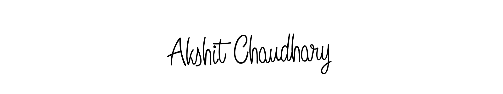 Design your own signature with our free online signature maker. With this signature software, you can create a handwritten (Angelique-Rose-font-FFP) signature for name Akshit Chaudhary. Akshit Chaudhary signature style 5 images and pictures png