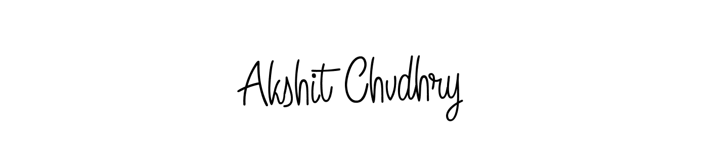 You should practise on your own different ways (Angelique-Rose-font-FFP) to write your name (Akshit Chvdhry) in signature. don't let someone else do it for you. Akshit Chvdhry signature style 5 images and pictures png