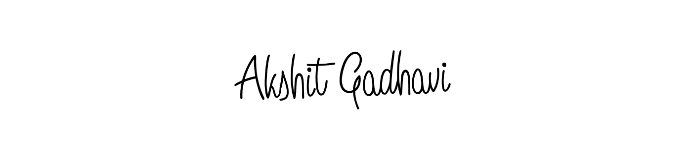 It looks lik you need a new signature style for name Akshit Gadhavi. Design unique handwritten (Angelique-Rose-font-FFP) signature with our free signature maker in just a few clicks. Akshit Gadhavi signature style 5 images and pictures png