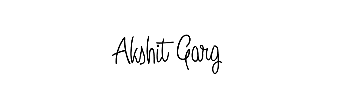Create a beautiful signature design for name Akshit Garg. With this signature (Angelique-Rose-font-FFP) fonts, you can make a handwritten signature for free. Akshit Garg signature style 5 images and pictures png