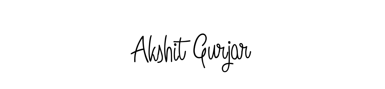 Angelique-Rose-font-FFP is a professional signature style that is perfect for those who want to add a touch of class to their signature. It is also a great choice for those who want to make their signature more unique. Get Akshit Gurjar name to fancy signature for free. Akshit Gurjar signature style 5 images and pictures png