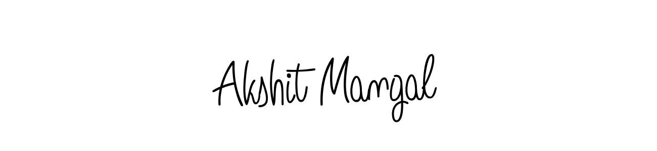 Create a beautiful signature design for name Akshit Mangal. With this signature (Angelique-Rose-font-FFP) fonts, you can make a handwritten signature for free. Akshit Mangal signature style 5 images and pictures png