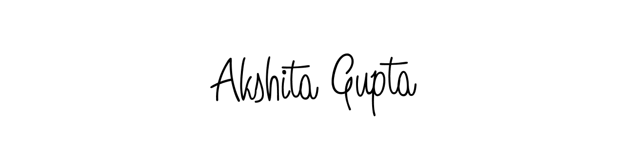 if you are searching for the best signature style for your name Akshita Gupta. so please give up your signature search. here we have designed multiple signature styles  using Angelique-Rose-font-FFP. Akshita Gupta signature style 5 images and pictures png