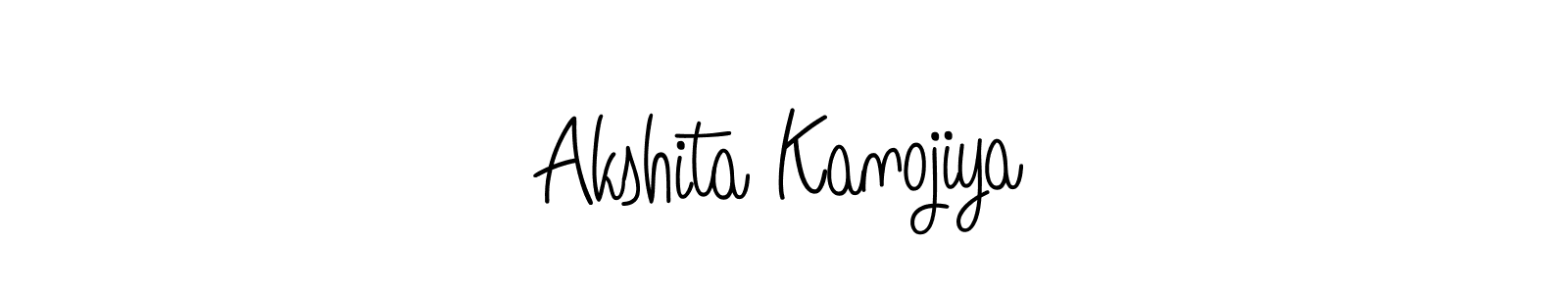 How to make Akshita Kanojiya signature? Angelique-Rose-font-FFP is a professional autograph style. Create handwritten signature for Akshita Kanojiya name. Akshita Kanojiya signature style 5 images and pictures png