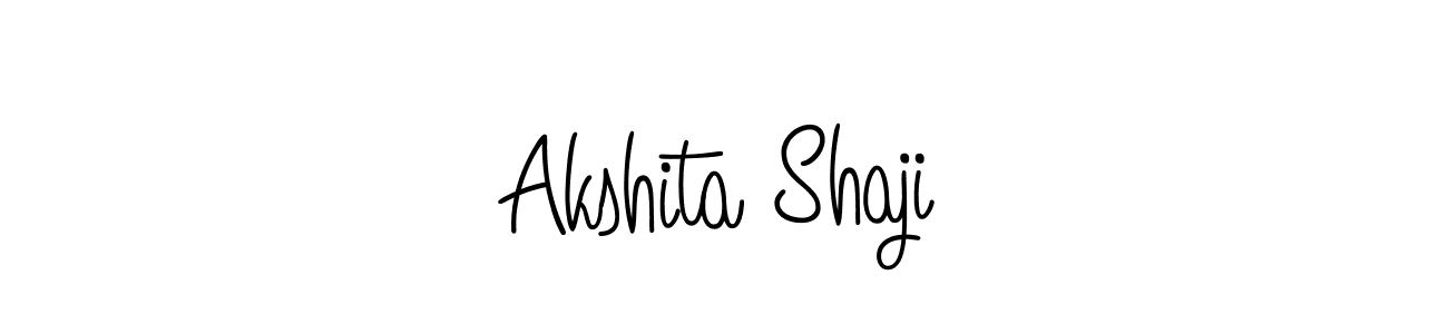 Once you've used our free online signature maker to create your best signature Angelique-Rose-font-FFP style, it's time to enjoy all of the benefits that Akshita Shaji name signing documents. Akshita Shaji signature style 5 images and pictures png