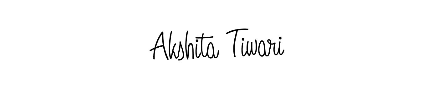 Create a beautiful signature design for name Akshita Tiwari. With this signature (Angelique-Rose-font-FFP) fonts, you can make a handwritten signature for free. Akshita Tiwari signature style 5 images and pictures png