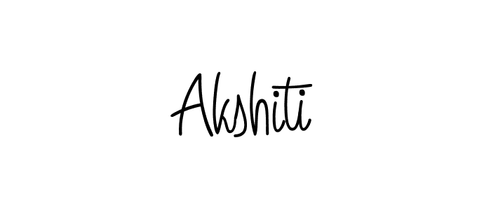 Design your own signature with our free online signature maker. With this signature software, you can create a handwritten (Angelique-Rose-font-FFP) signature for name Akshiti. Akshiti signature style 5 images and pictures png
