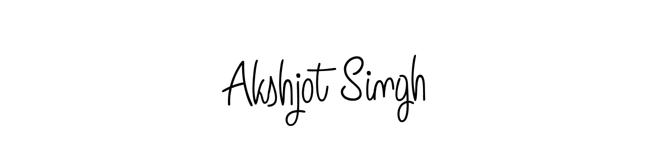 How to make Akshjot Singh signature? Angelique-Rose-font-FFP is a professional autograph style. Create handwritten signature for Akshjot Singh name. Akshjot Singh signature style 5 images and pictures png