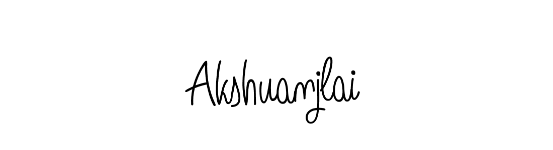 Once you've used our free online signature maker to create your best signature Angelique-Rose-font-FFP style, it's time to enjoy all of the benefits that Akshuanjlai name signing documents. Akshuanjlai signature style 5 images and pictures png