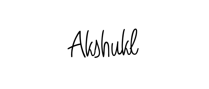 Angelique-Rose-font-FFP is a professional signature style that is perfect for those who want to add a touch of class to their signature. It is also a great choice for those who want to make their signature more unique. Get Akshukl name to fancy signature for free. Akshukl signature style 5 images and pictures png