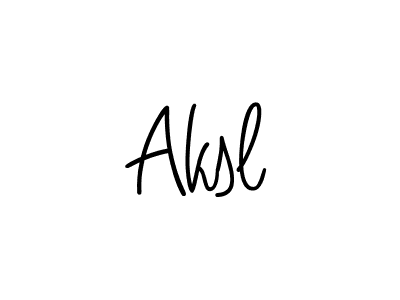 if you are searching for the best signature style for your name Aksl. so please give up your signature search. here we have designed multiple signature styles  using Angelique-Rose-font-FFP. Aksl signature style 5 images and pictures png