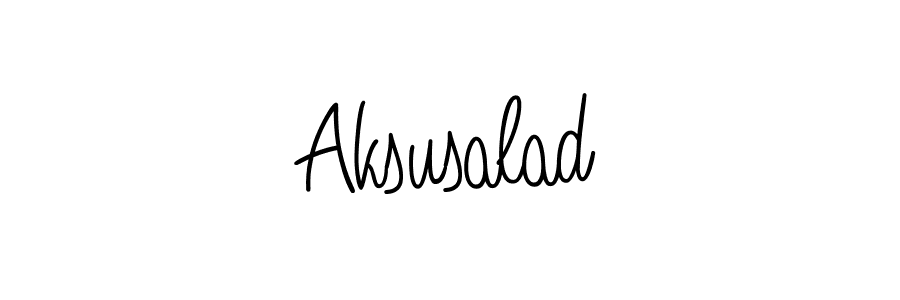 It looks lik you need a new signature style for name Aksusalad. Design unique handwritten (Angelique-Rose-font-FFP) signature with our free signature maker in just a few clicks. Aksusalad signature style 5 images and pictures png