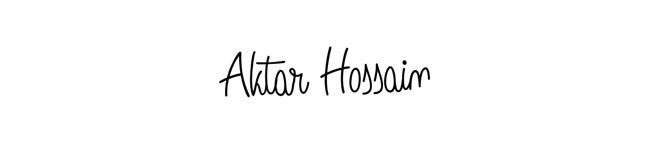 Create a beautiful signature design for name Aktar Hossain. With this signature (Angelique-Rose-font-FFP) fonts, you can make a handwritten signature for free. Aktar Hossain signature style 5 images and pictures png