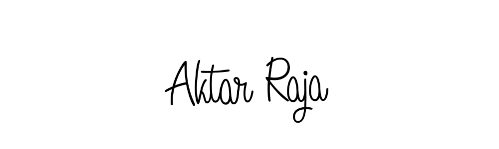 Aktar Raja stylish signature style. Best Handwritten Sign (Angelique-Rose-font-FFP) for my name. Handwritten Signature Collection Ideas for my name Aktar Raja. Aktar Raja signature style 5 images and pictures png