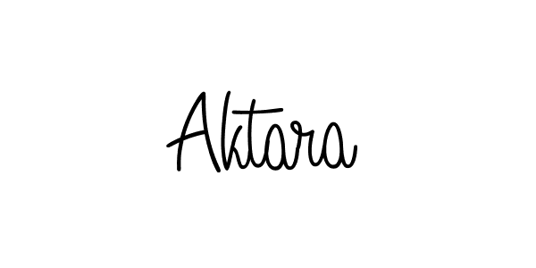 Use a signature maker to create a handwritten signature online. With this signature software, you can design (Angelique-Rose-font-FFP) your own signature for name Aktara. Aktara signature style 5 images and pictures png