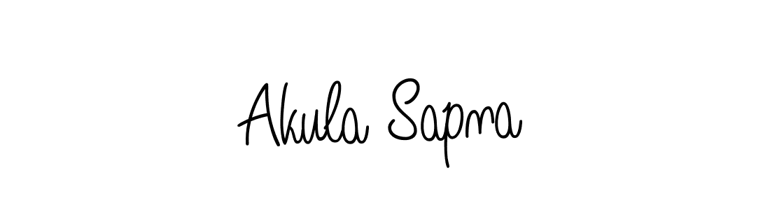 This is the best signature style for the Akula Sapna name. Also you like these signature font (Angelique-Rose-font-FFP). Mix name signature. Akula Sapna signature style 5 images and pictures png