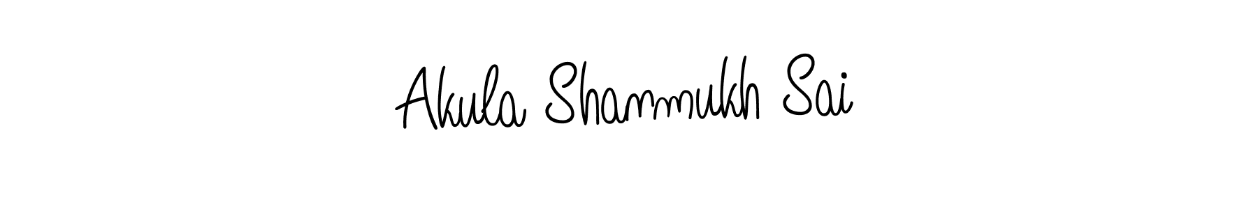 How to make Akula Shanmukh Sai signature? Angelique-Rose-font-FFP is a professional autograph style. Create handwritten signature for Akula Shanmukh Sai name. Akula Shanmukh Sai signature style 5 images and pictures png