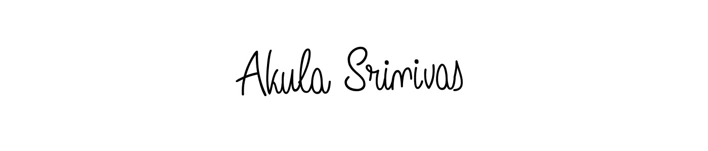 You can use this online signature creator to create a handwritten signature for the name Akula Srinivas. This is the best online autograph maker. Akula Srinivas signature style 5 images and pictures png