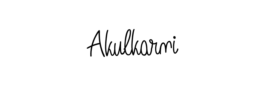 Best and Professional Signature Style for Akulkarni. Angelique-Rose-font-FFP Best Signature Style Collection. Akulkarni signature style 5 images and pictures png