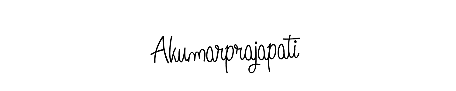 Angelique-Rose-font-FFP is a professional signature style that is perfect for those who want to add a touch of class to their signature. It is also a great choice for those who want to make their signature more unique. Get Akumarprajapati name to fancy signature for free. Akumarprajapati signature style 5 images and pictures png