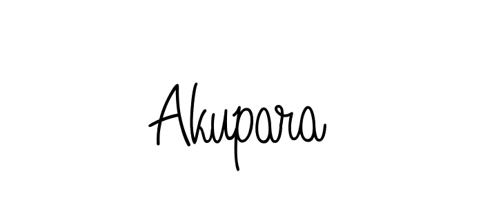 You should practise on your own different ways (Angelique-Rose-font-FFP) to write your name (Akupara) in signature. don't let someone else do it for you. Akupara signature style 5 images and pictures png
