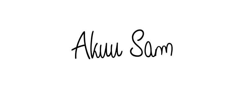 Make a beautiful signature design for name Akuu Sam. Use this online signature maker to create a handwritten signature for free. Akuu Sam signature style 5 images and pictures png