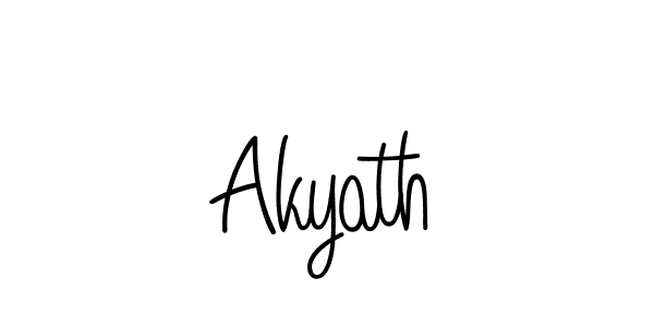 Akyath stylish signature style. Best Handwritten Sign (Angelique-Rose-font-FFP) for my name. Handwritten Signature Collection Ideas for my name Akyath. Akyath signature style 5 images and pictures png