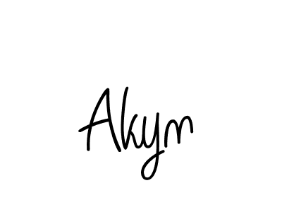 It looks lik you need a new signature style for name Akyn. Design unique handwritten (Angelique-Rose-font-FFP) signature with our free signature maker in just a few clicks. Akyn signature style 5 images and pictures png