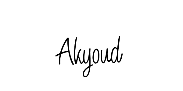 Also we have Akyoud name is the best signature style. Create professional handwritten signature collection using Angelique-Rose-font-FFP autograph style. Akyoud signature style 5 images and pictures png