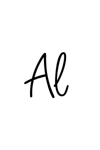 Al stylish signature style. Best Handwritten Sign (Angelique-Rose-font-FFP) for my name. Handwritten Signature Collection Ideas for my name Al. Al signature style 5 images and pictures png