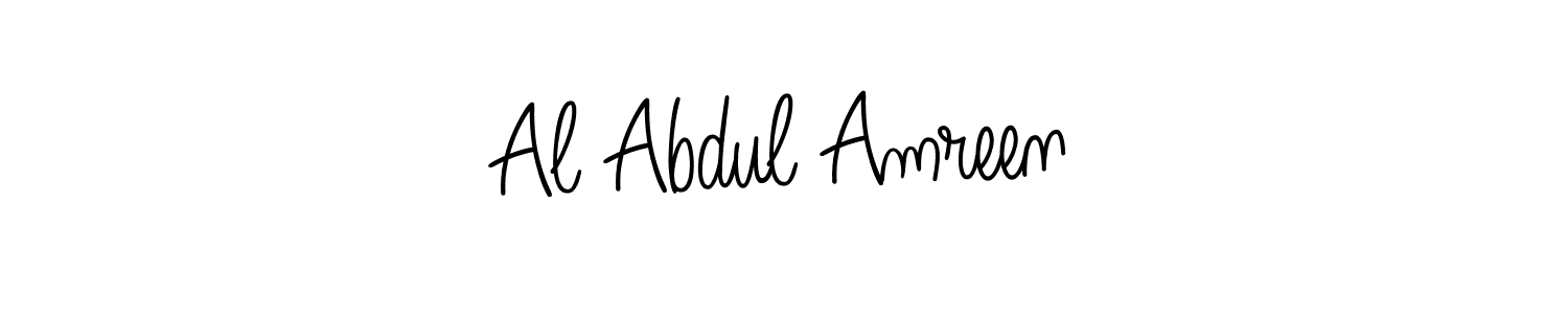 Make a beautiful signature design for name Al Abdul Amreen. Use this online signature maker to create a handwritten signature for free. Al Abdul Amreen signature style 5 images and pictures png