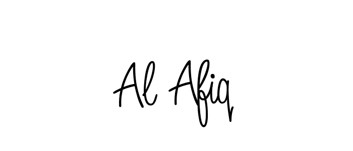 How to make Al Afiq name signature. Use Angelique-Rose-font-FFP style for creating short signs online. This is the latest handwritten sign. Al Afiq signature style 5 images and pictures png