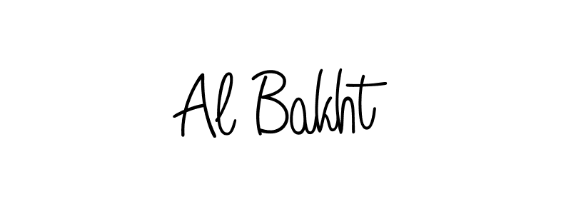 How to make Al Bakht signature? Angelique-Rose-font-FFP is a professional autograph style. Create handwritten signature for Al Bakht name. Al Bakht signature style 5 images and pictures png