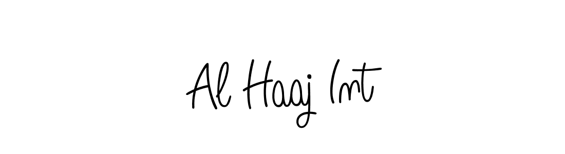 Al Haaj Int stylish signature style. Best Handwritten Sign (Angelique-Rose-font-FFP) for my name. Handwritten Signature Collection Ideas for my name Al Haaj Int. Al Haaj Int signature style 5 images and pictures png