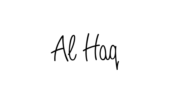 Create a beautiful signature design for name Al Haq. With this signature (Angelique-Rose-font-FFP) fonts, you can make a handwritten signature for free. Al Haq signature style 5 images and pictures png