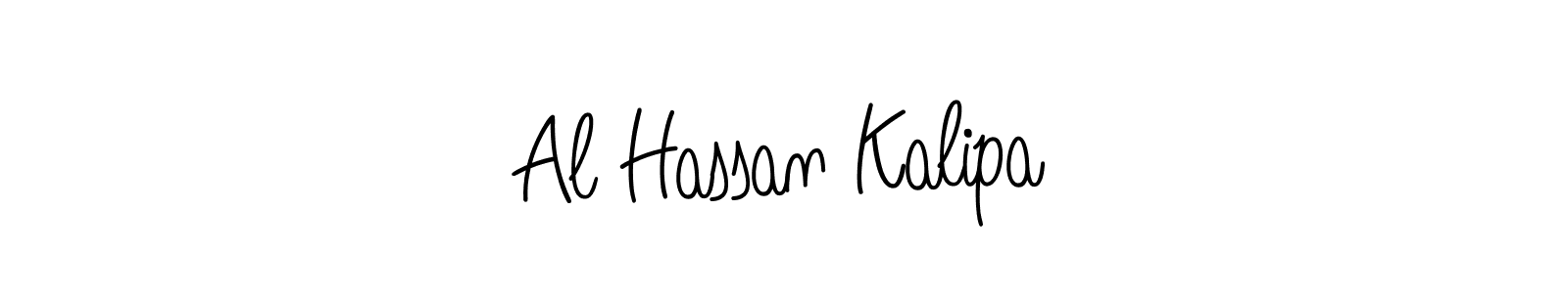 How to make Al Hassan Kalipa name signature. Use Angelique-Rose-font-FFP style for creating short signs online. This is the latest handwritten sign. Al Hassan Kalipa signature style 5 images and pictures png