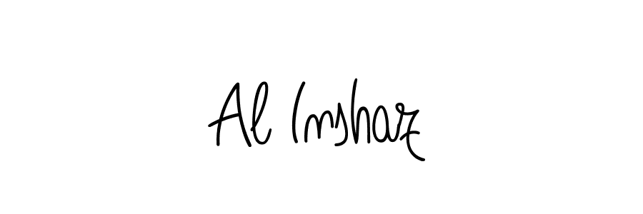 Also You can easily find your signature by using the search form. We will create Al Inshaz name handwritten signature images for you free of cost using Angelique-Rose-font-FFP sign style. Al Inshaz signature style 5 images and pictures png