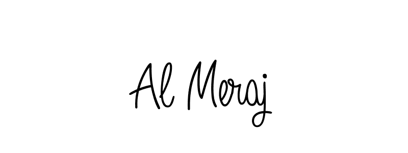 How to Draw Al Meraj signature style? Angelique-Rose-font-FFP is a latest design signature styles for name Al Meraj. Al Meraj signature style 5 images and pictures png