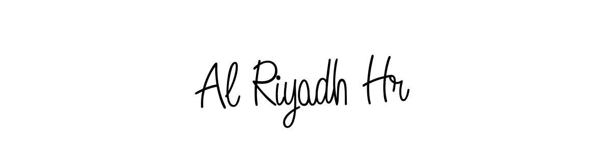 Also You can easily find your signature by using the search form. We will create Al Riyadh Hr name handwritten signature images for you free of cost using Angelique-Rose-font-FFP sign style. Al Riyadh Hr signature style 5 images and pictures png