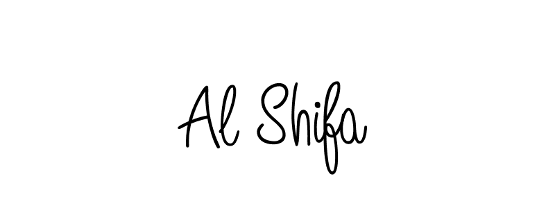 Use a signature maker to create a handwritten signature online. With this signature software, you can design (Angelique-Rose-font-FFP) your own signature for name Al Shifa. Al Shifa signature style 5 images and pictures png